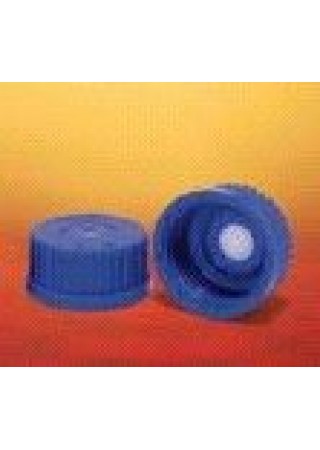 Винтовые крышки из РР с мембранойиз PTFE для компенсации давления, GL 45, синий (Кат. № 1088655) (5 шт/уп)