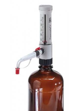 Бутылочный диспенсер Brand Dispensette III 1-10 мл, Аналоговая установка объема, (без предохранительного клапана) (Кат № 4700140)