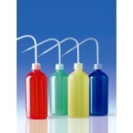 Промывалка цветная, 250 мл, голубая, пластиковая PE-LD (132608) 5 шт/уп.