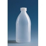 Бутылка узкогорлая круглая,1000 мл, пластиковая PE-LD, с завинчивающейся крышкой PE-LD (138793) (Vitlab) 25 шт./уп.