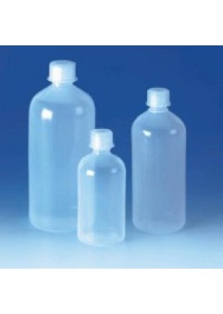 Бутылка узкогорлая, 500 мл, пластиковая PP, с завинчивающейся крышкой PP (95094) (Vitlab) 12 шт./уп.