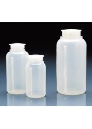 Бутылка широкогорлая, 2000 мл, пластиковая PE-LD, с герметично закрывающейся крышкой (80413) (Vitlab) 10 шт./уп.
